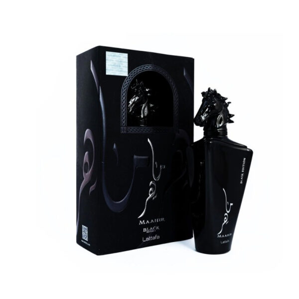 عطر ادکلن لطافه ماهر بلک ادیشن (لالیک مشکی)| Lattafa Maahir Black Edition - Image 2