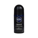 رول ضد تعریق مردانه نیوا (NIVEA) مدل Deep Black Carbon حجم 50 میلی‌لیتر