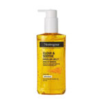 ژل شستشوی میسلار صورت زردچوبه نیتروژینا Neutrogena مدل Clear & Soothe حجم 200 میلی لیتر