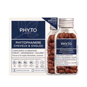 کپسول تقویت کننده و ضد ریزش مو فیتو PHYTO مدل PHYTOPHANERE بسته 120 عددی